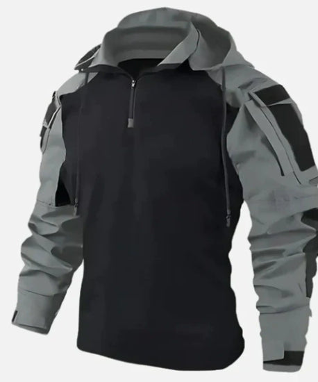 Graham Whitfield | Tactical Long Sleeve Duty Shirt With Hood