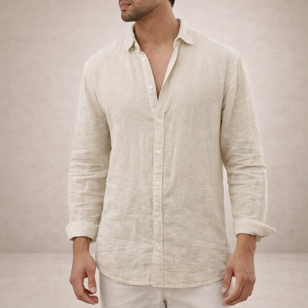 Oliver Beaumont | Luxury Linen Shirt For Men