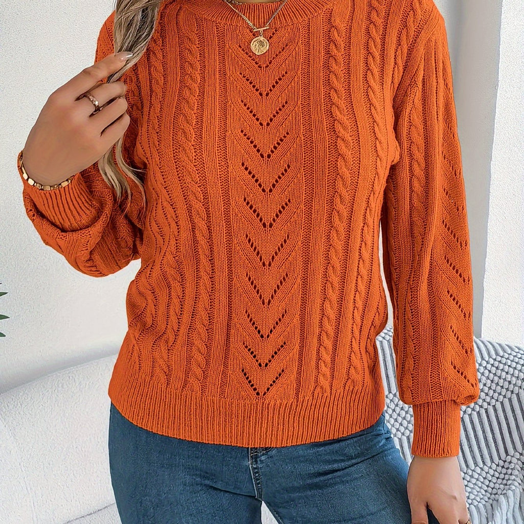 Verity Clarke | Cable-Knit Textured Sweater For Women