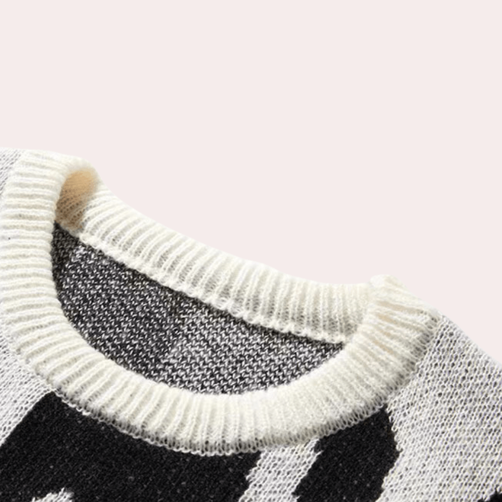 Graham Pickering | Abstract Graphic Knit Sweater