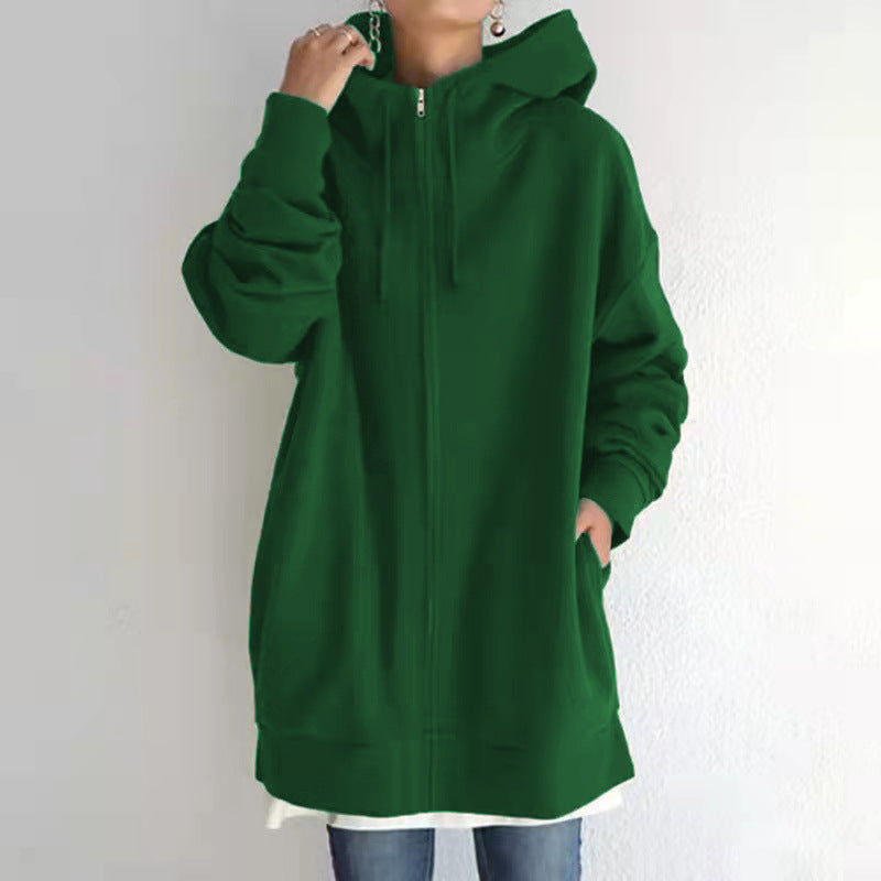 Marigold Hartley | Longline Zip-Up Hoodie