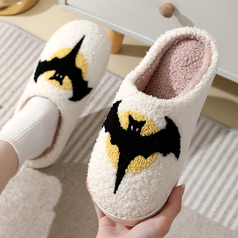Shadow Wing | Bat Halloween Slippers For Women