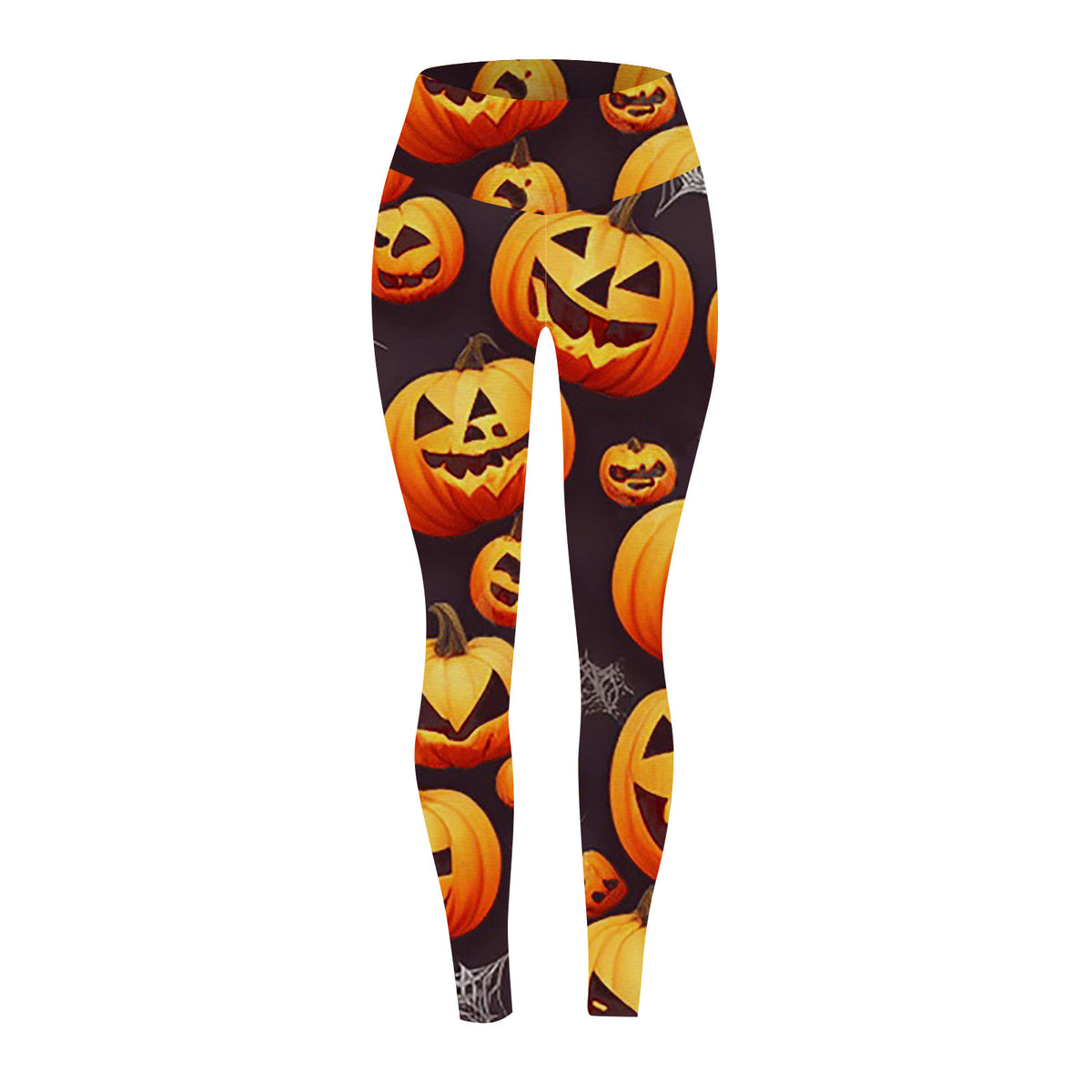 Marnie Ellacott | Pumpkin Print Leggings For Halloween