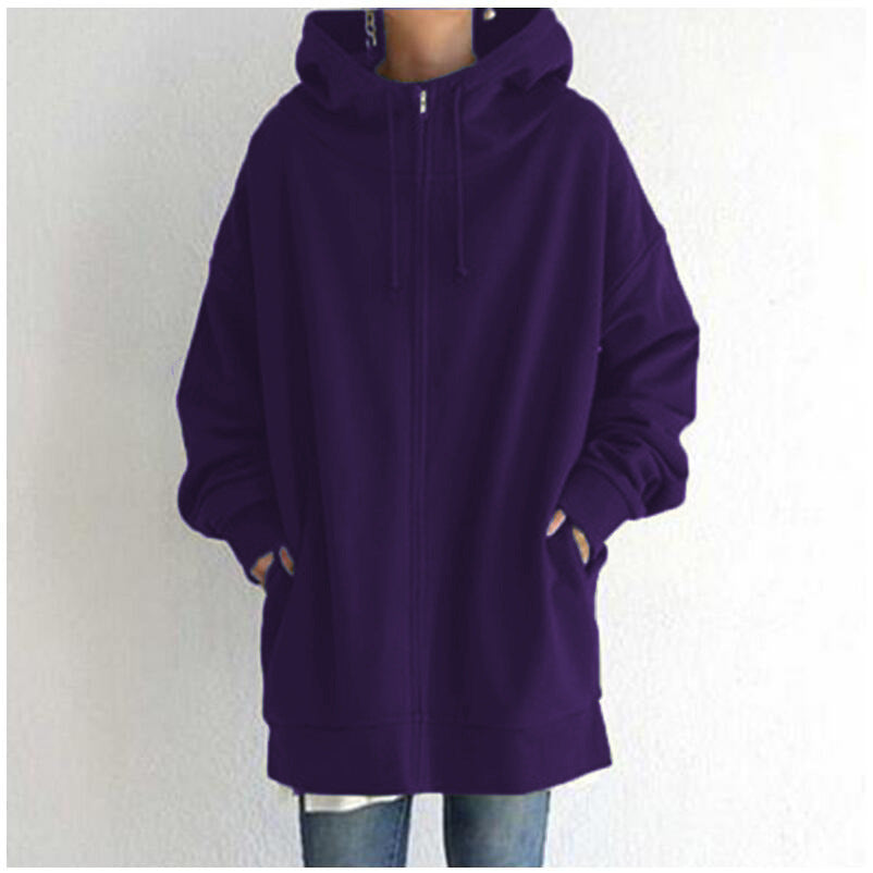 Marigold Hartley | Longline Zip-Up Hoodie