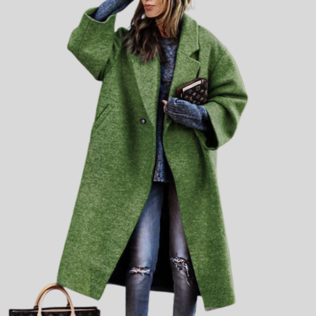 Marina Holloway | Oversized Plaid Longline Coat