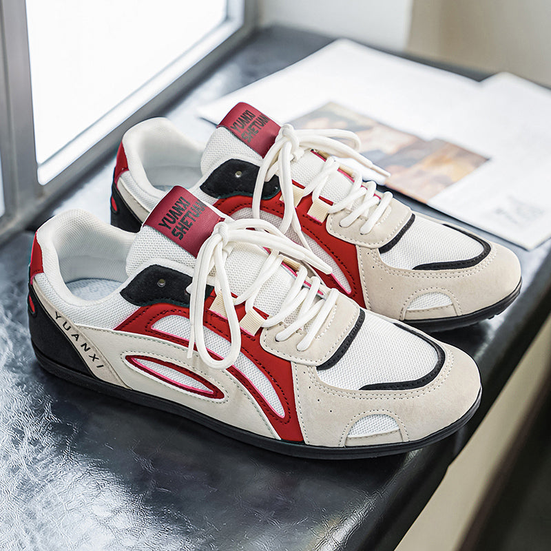 Graham Ridley | Retro Platform Trainers With Teal Accents