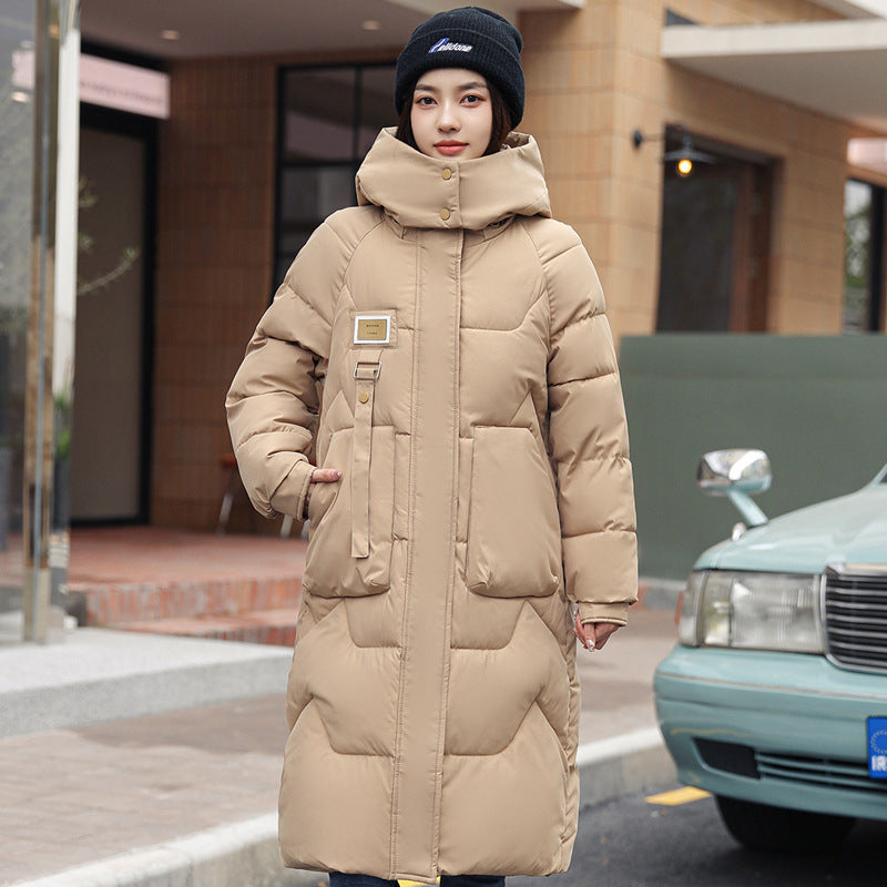 Georgina Wood | Longline Puffer Coat with Detachable Hood
