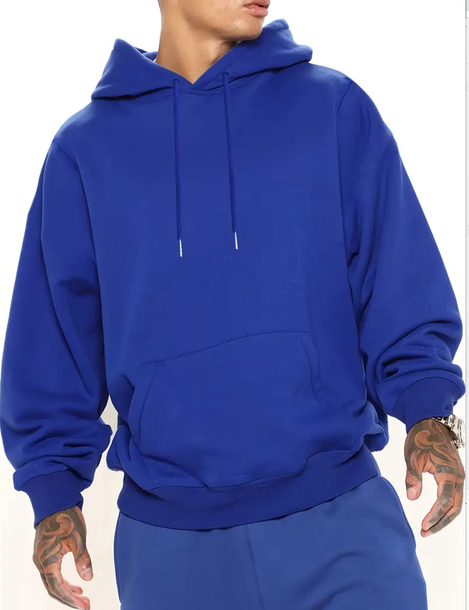 Henry Colton | Oversized Black Hoodie for Men