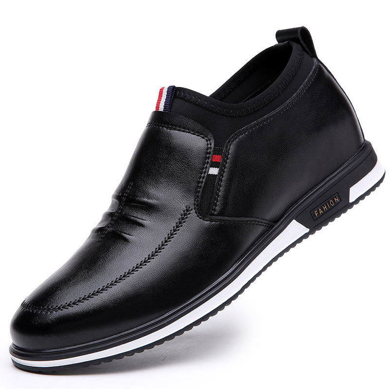 Henry Blackwell | Black Leather Slip-On Loafers