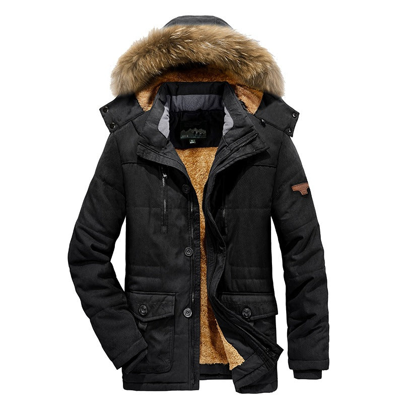 Graham Ashwood | Hooded Fleece-Lined Mens Coat