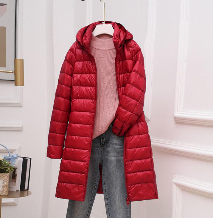 Felicity Dunmore | Quilted Mid-Length Puffer Jacket With Hood
