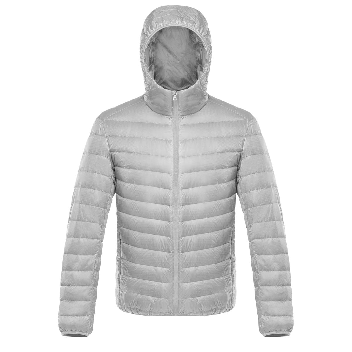 Nathaniel Ashwood | Quilted Olive Mens Jacket With Hood