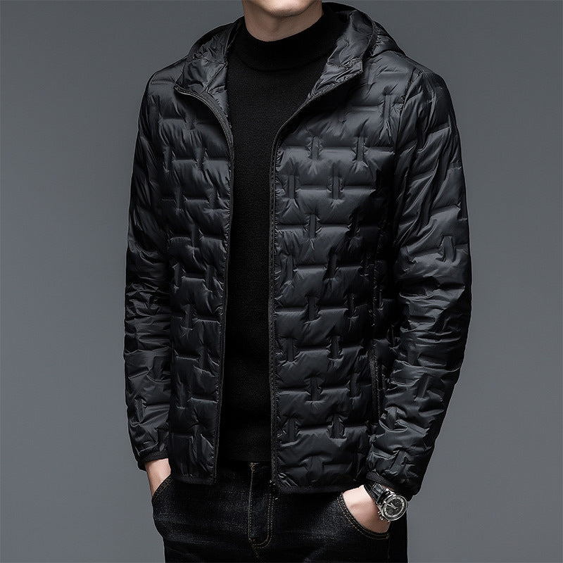 Duncan Pearce | Quilted Navy Mens Jacket