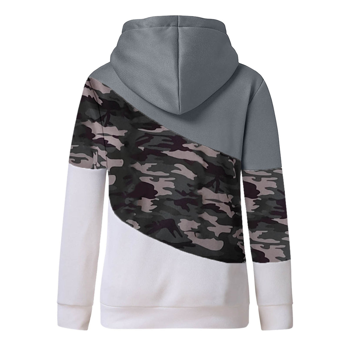 Georgina Merrick | Cowl Neck Camouflage Hoodie