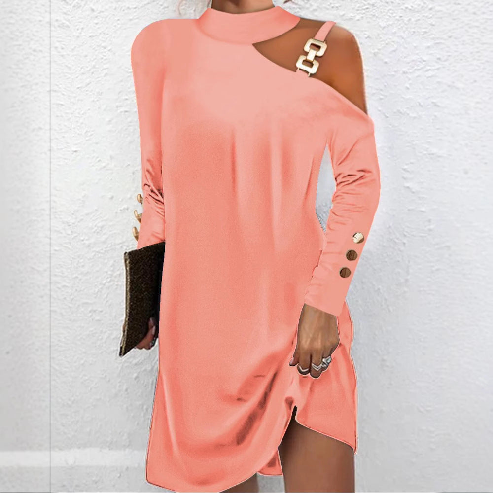 Nadia Fenshaw | Cut-Out One-Shoulder Midi Dress