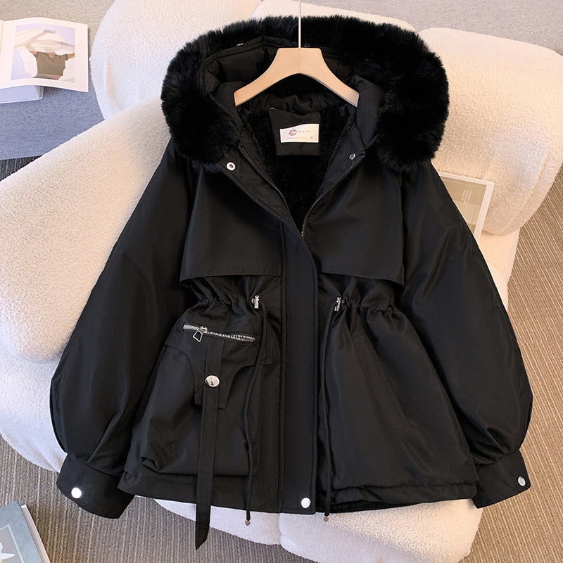 Charlotte Jones | Faux Fur Hood Padded Parka Coat for Women