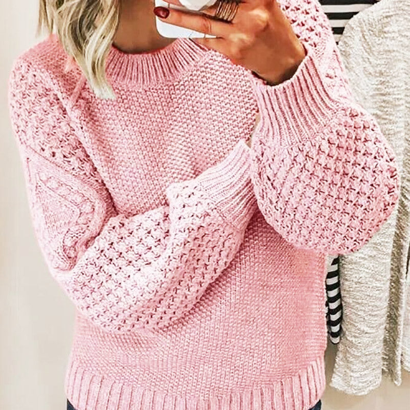 Imogen Wright | Chunky Knit Round Neck Jumper