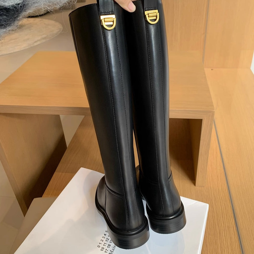 Penelope Ashdown | Knee-High Leather Riding Boots