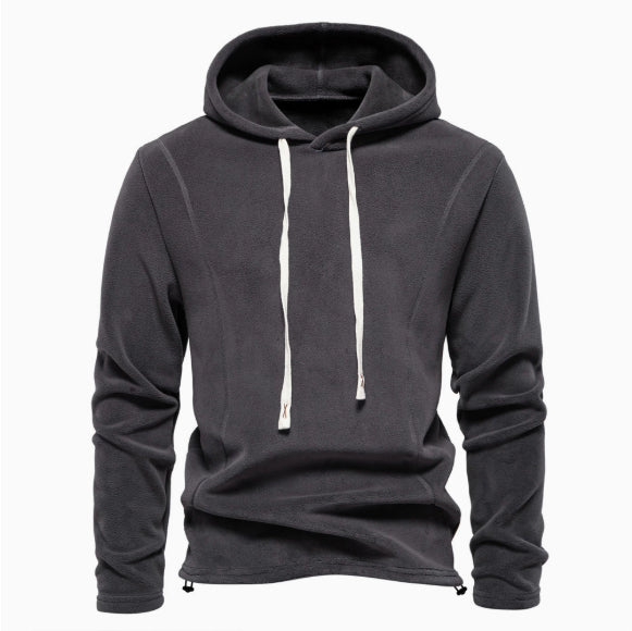 Gareth Underhill | Stand-Collar Half-Zip Fleece Sweatshirt