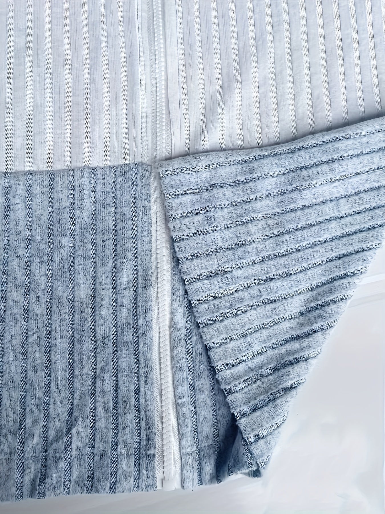 Wilhelmina Ashby | Textured Colour-Block Hooded Jacket