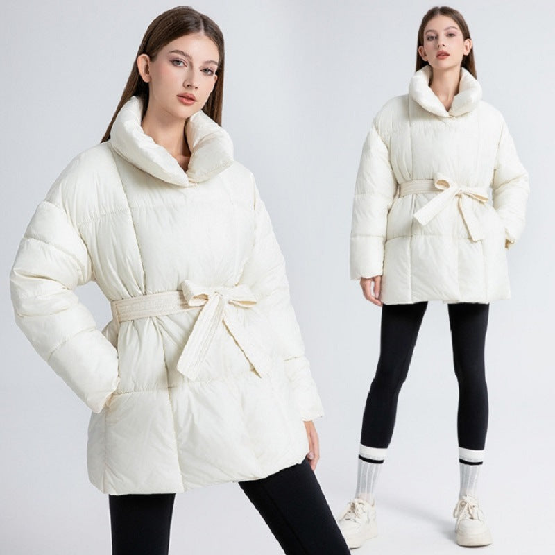 Josephine Marlowe | Belted Puffer Jacket for Women