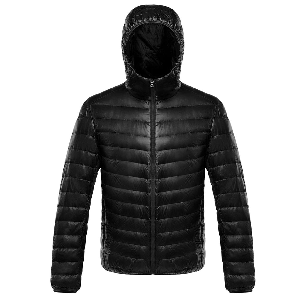 Nathaniel Ashwood | Quilted Olive Mens Jacket With Hood