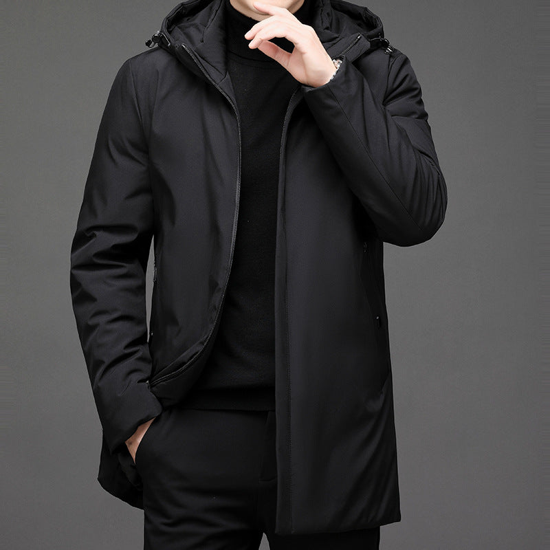 Ambrose Fenchurch | Hooded Padded Mens Coat