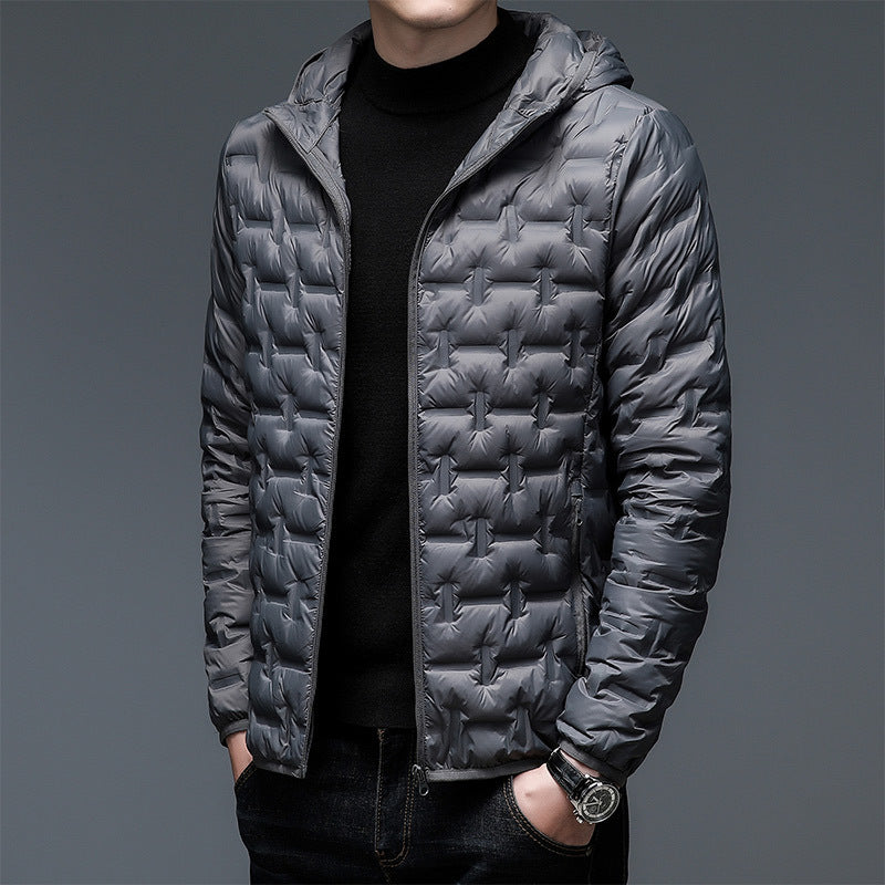 Duncan Pearce | Quilted Navy Mens Jacket
