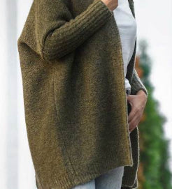 Hazel Newton | Oversized Hooded Knit Cardigan