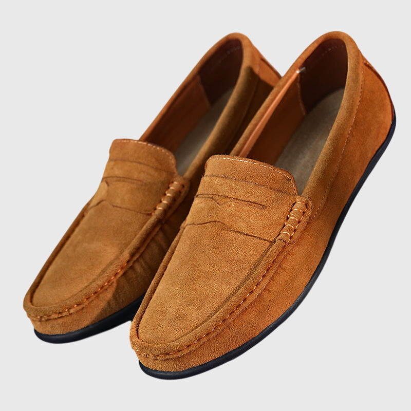 Poppy Winstanley | Suede Penny Loafers For Women