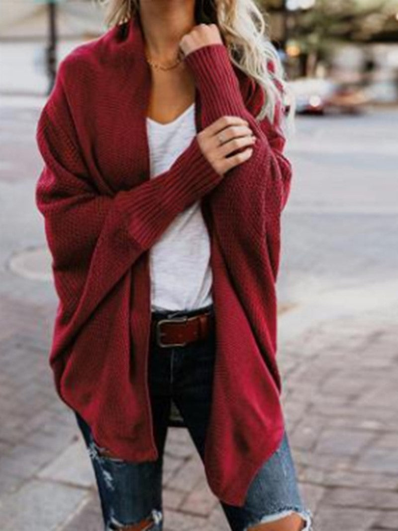Vivienne Radley | Oversized Batwing Knitted Cardigan for Women
