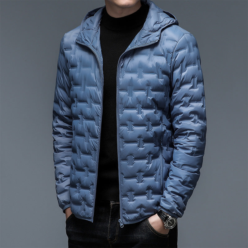 Duncan Pearce | Quilted Navy Mens Jacket