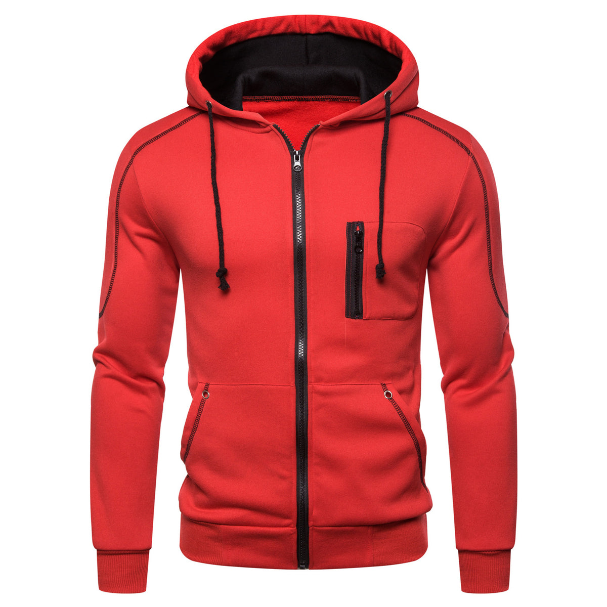 Alistair Prendergast | Zip-Up Hoodie With Drawstring Hood