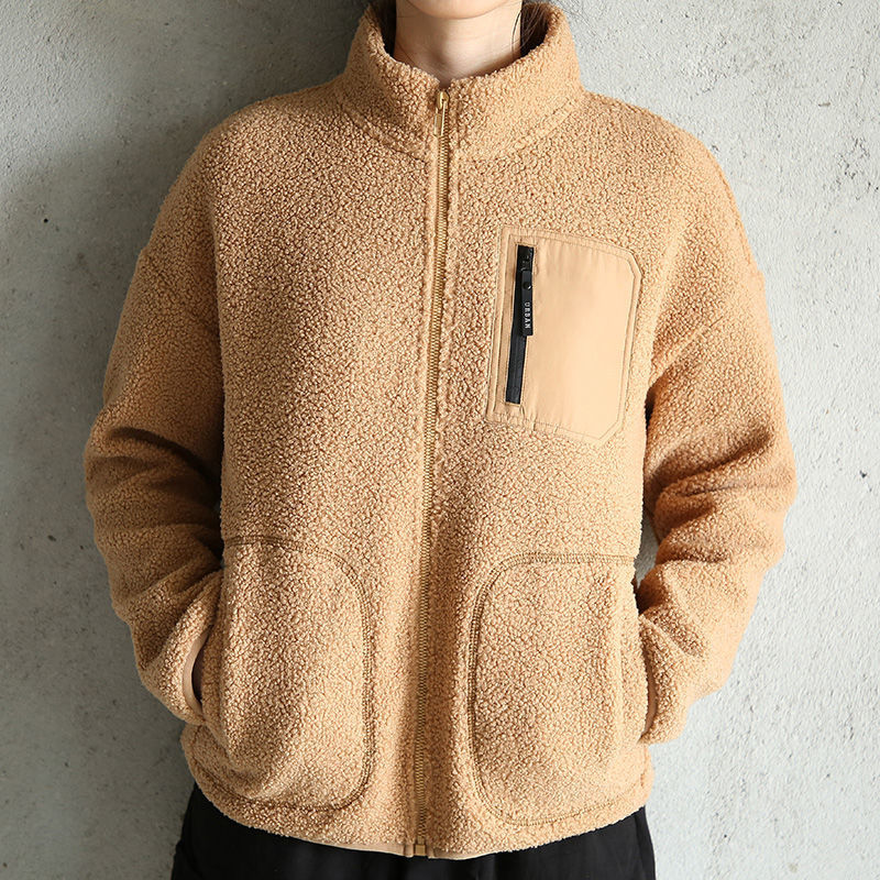 Ellis Grayson | Sherpa Fleece Mens Jacket With Zip Pocket