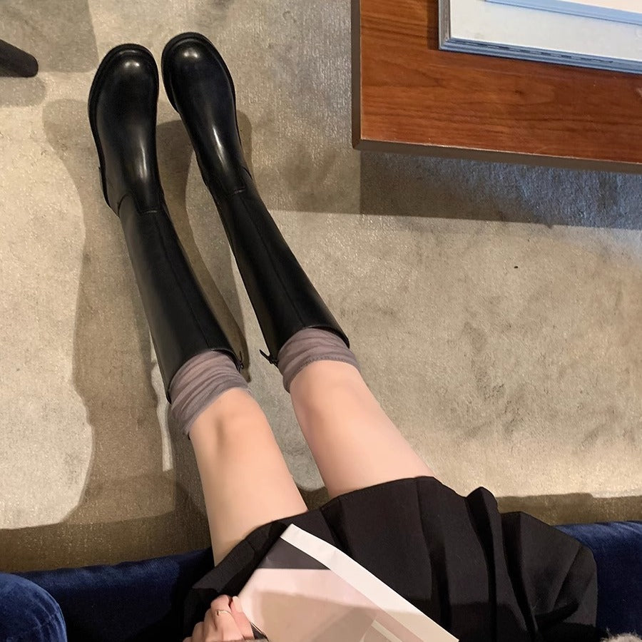 Penelope Ashdown | Knee-High Leather Riding Boots