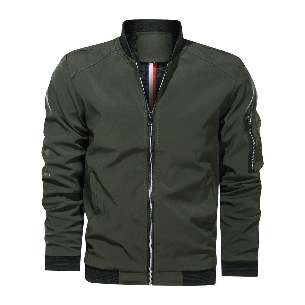 Percy Hargreave | Black Bomber Mens Jacket