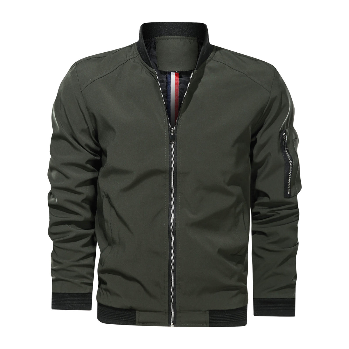 Percy Hargreave | Black Bomber Mens Jacket