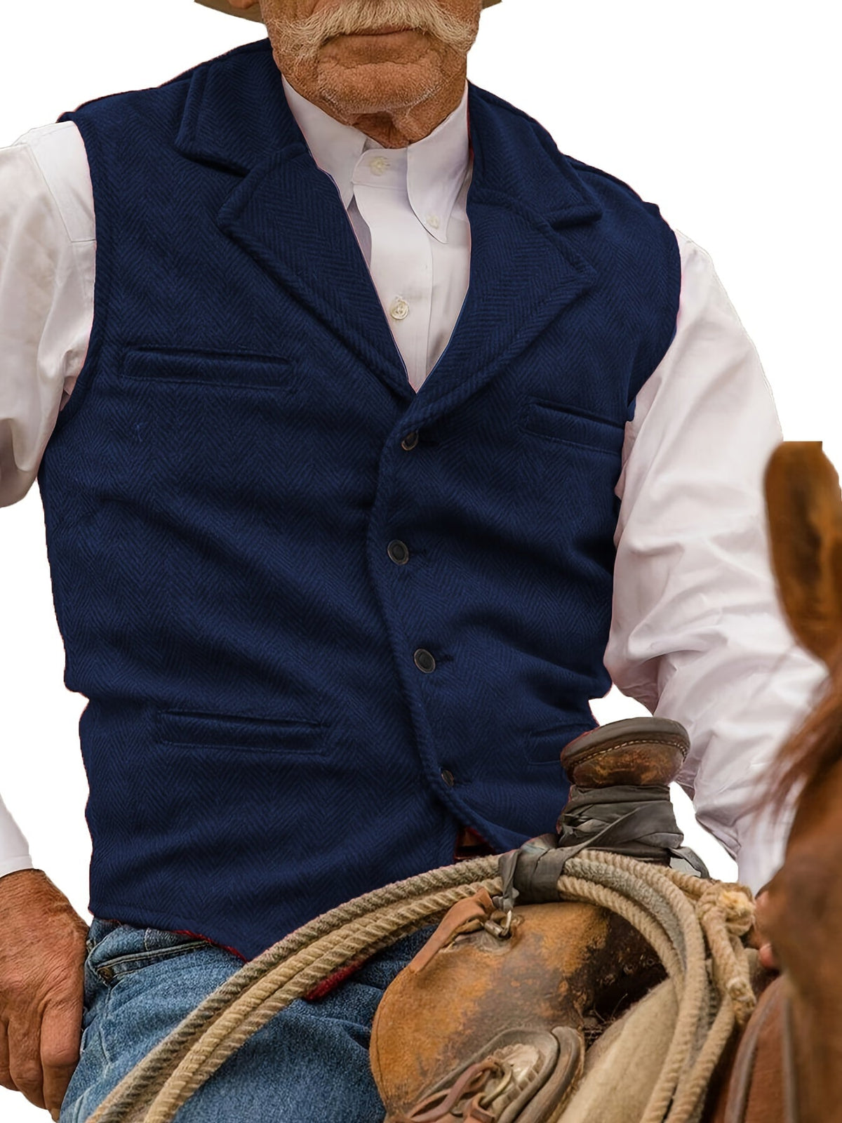 Percy Fairweather | Heritage Herringbone Vest