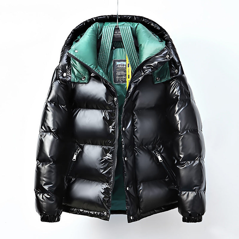 Henry Oswald | Glossy Hooded Mens Jacket