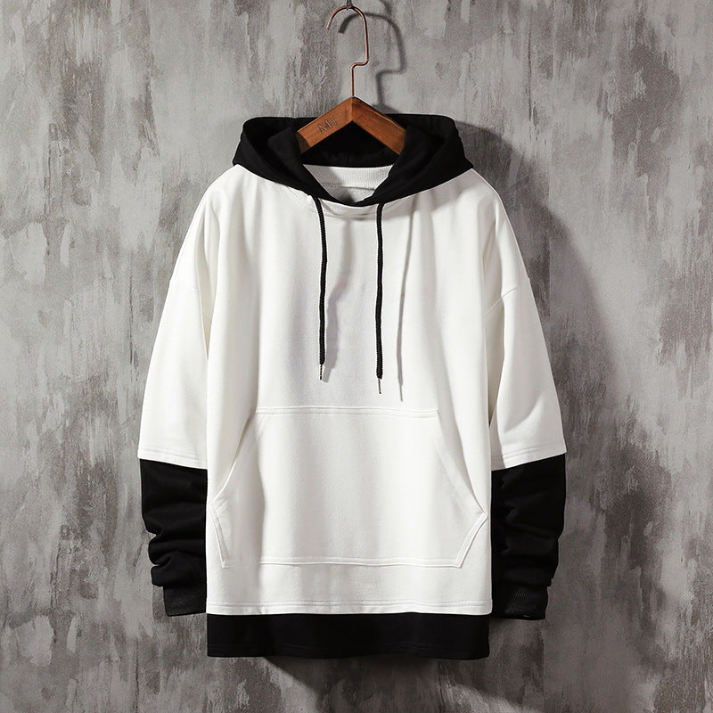 Ellis Barton | Hoodie With Contrast Colour-Block Panels