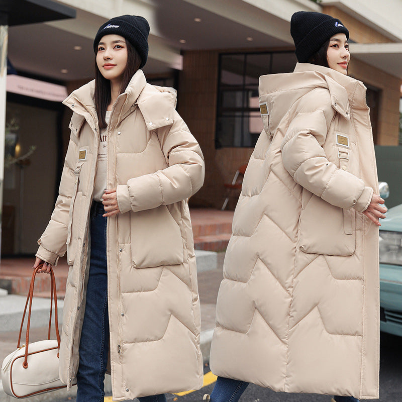 Georgina Wood | Longline Puffer Coat with Detachable Hood
