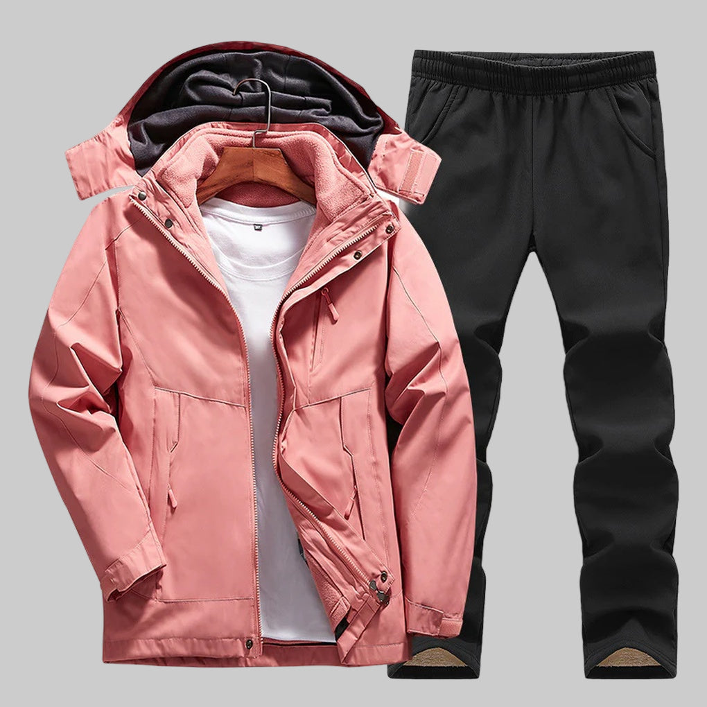 Rosie Davies | 3-in-1 Hooded Outdoor Jacket Set for Women