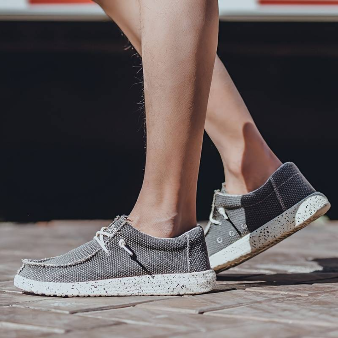 Duncan Prescott | Slip-On Canvas Loafers for Men