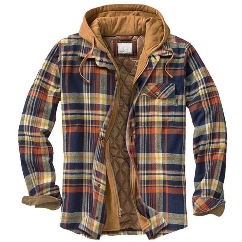 Oscar Marchmont | Quilted Flannel Mens Jacket