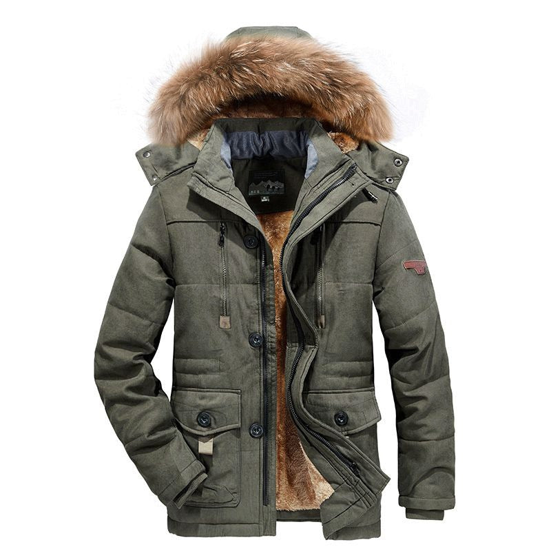 Graham Ashwood | Hooded Fleece-Lined Mens Coat