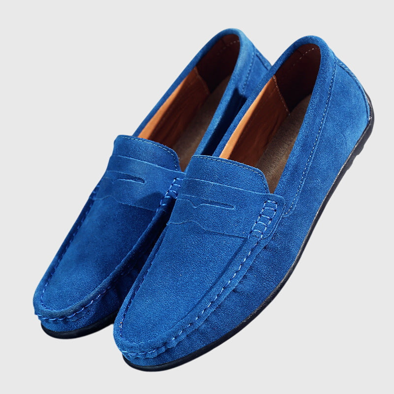 Poppy Winstanley | Suede Penny Loafers For Women