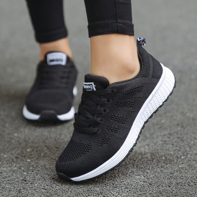 Freya Nash | Mesh Sneakers With Contrast Trim