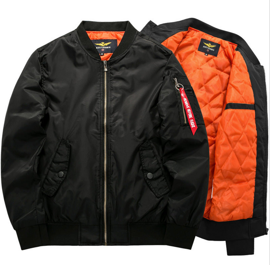 George Hartley | Navy Mens Jacket With Stand Collar