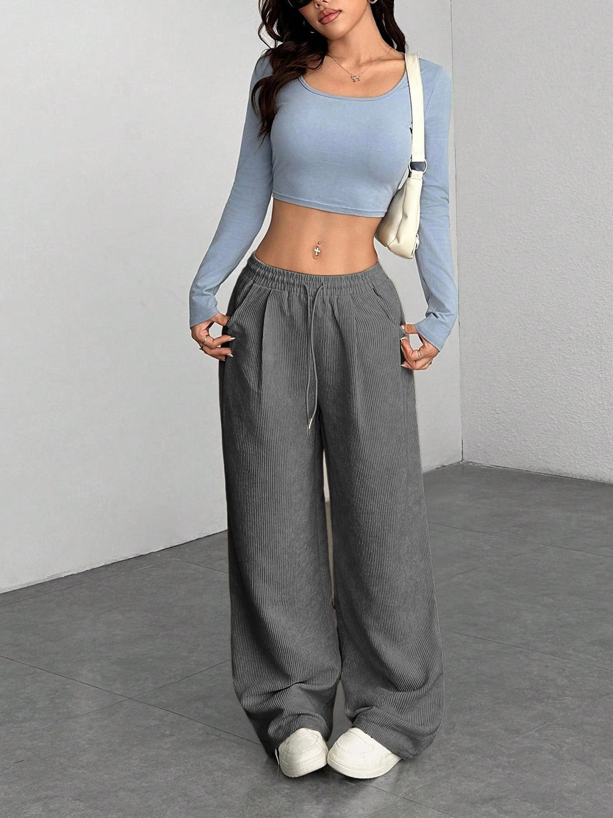 Martha Fenshaw | Corduroy Wide-Leg Trousers