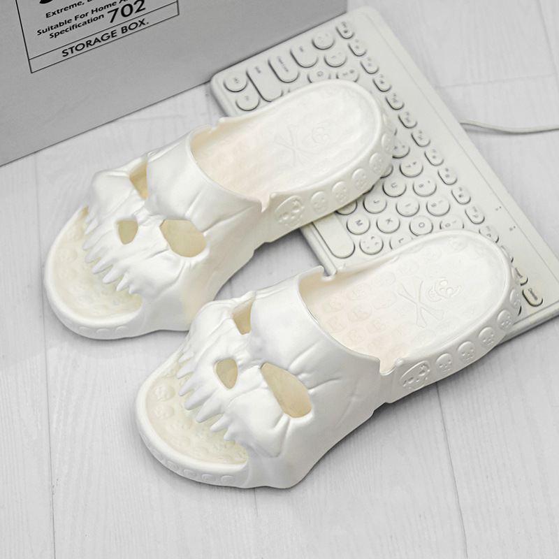 Nigel Trevelyan | Skull-Face Halloween Slippers